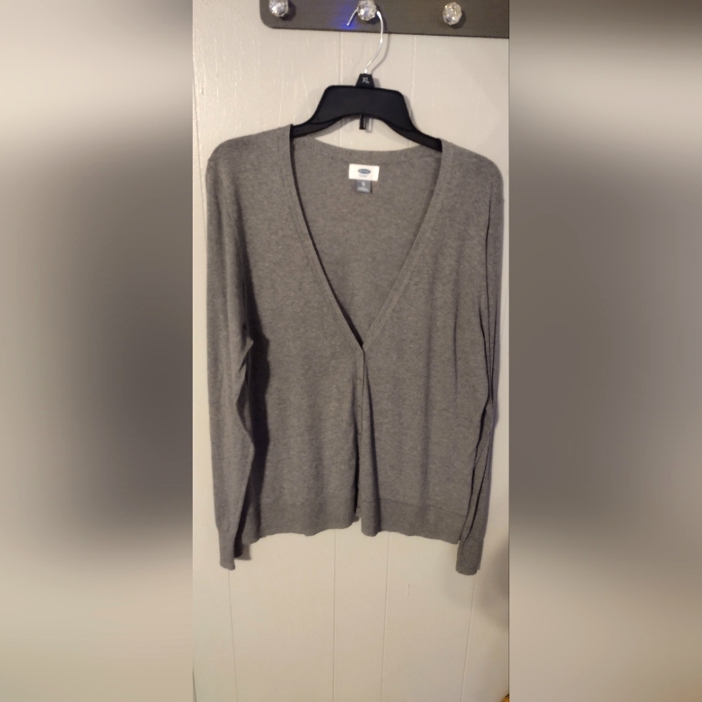 Gray Old Navy Cardigan